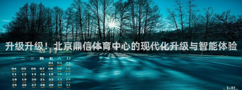 意昂4新能源：升级升级！北京鼎信体育中心的现代化升级