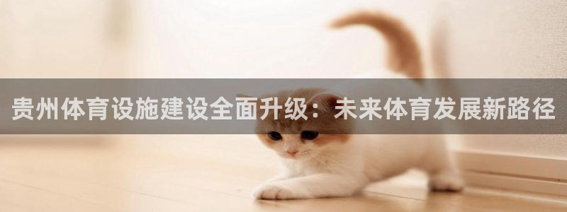 意昂体育4平台注册要钱吗安全吗：贵州体育设施建设全面