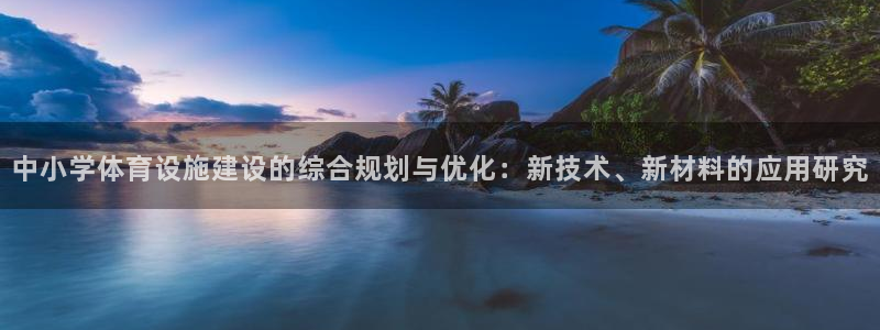 意昂4科技：中小学体育设施建设的综合规划与优化：新技