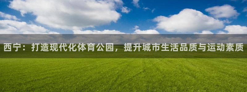意昂集团官网：西宁：打造现代化体育公园，提升城市生活